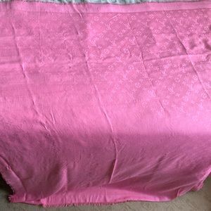 Louis Vuitton Pink Scarf or Shawl